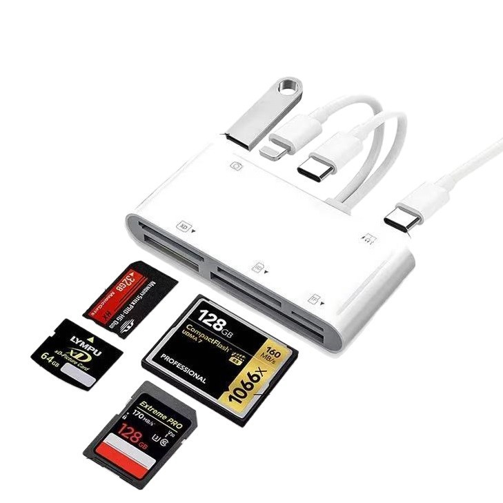 适用于苹果手机ipad存储卡lightning相机高速读卡器适配otg转接头|undefined
