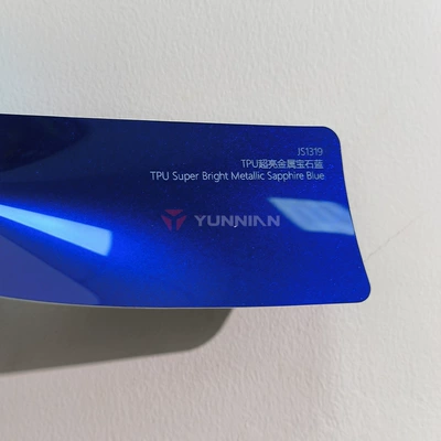 Auto Color Change Film ultra-bright metallic series, glossy color - tpu-ultra-bright-metallic-gemstone-blue-15215m