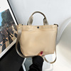 Shoulder bag, brand shopping bag one shoulder, handheld universal cloth bag, 2022 collection, Korean style