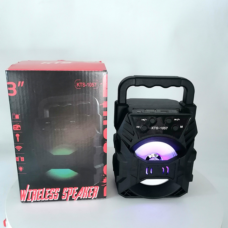 クロスボーダー爆金1057 bluetoothスピーカー無線カード小音響重低音広場舞屋外家庭用携帯|undefined
