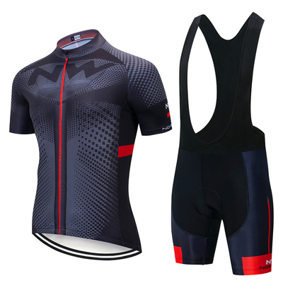 Northwave Pro Team 骑行服自行车服定制 跨境新款短袖背带裤套装