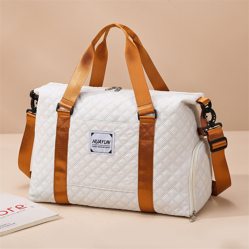 Large capacity minimalist portable gym bag, 2025 new style, wet and dry separation travel bag, business trip carry-on luggage bag