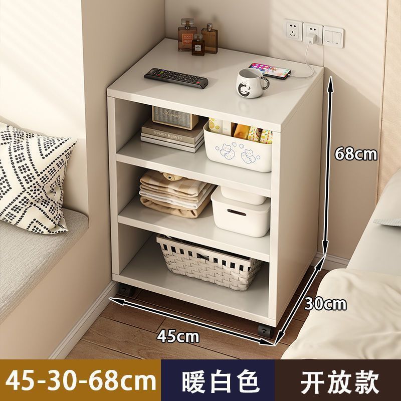 Bedside Table Bedroom Mobile Simple Storage Rack Modern Storage Bedside Cabinet Simple Household Small Storage Cabinet Cabinet