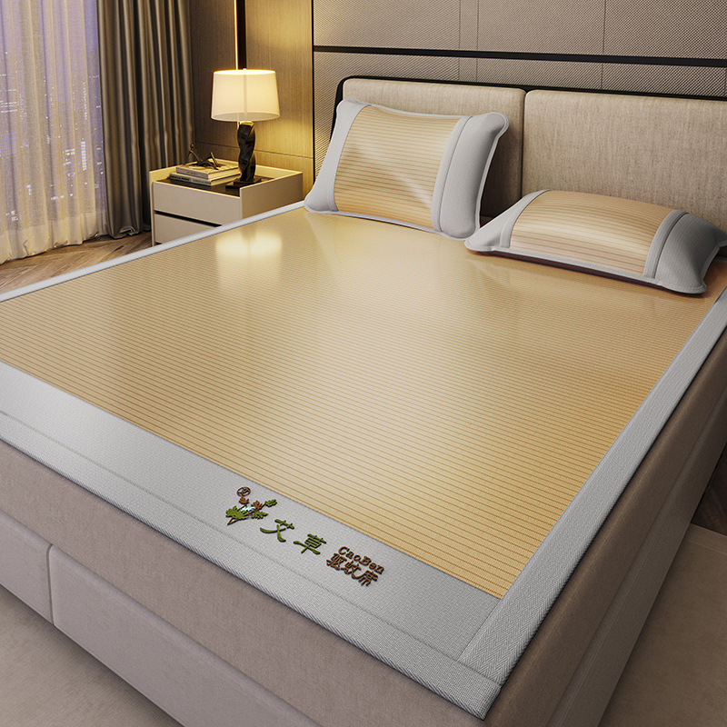 Nueva capa de cama de seda de hielo de verano de clase A 2025 nueva cubierta protectora de colchón todo incluido sábana cubierta de cama de tres piezas