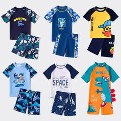 Children's swimsuits, split sun protection swimming trunks for boys and girls, quick-drying swimsuits for boys, infant baby swimsuits wholesale