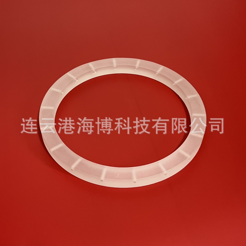 高纯石英深加工 耐高温透明石英玻璃环 熔融石英法兰隔热环