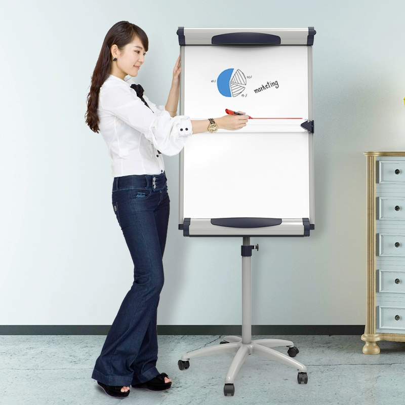 VIZ-PRO Дельфин подвижная доска висит бумага, зажатая бумага вертикальная доска, домашняя доска, магнитная офисная инструкторская