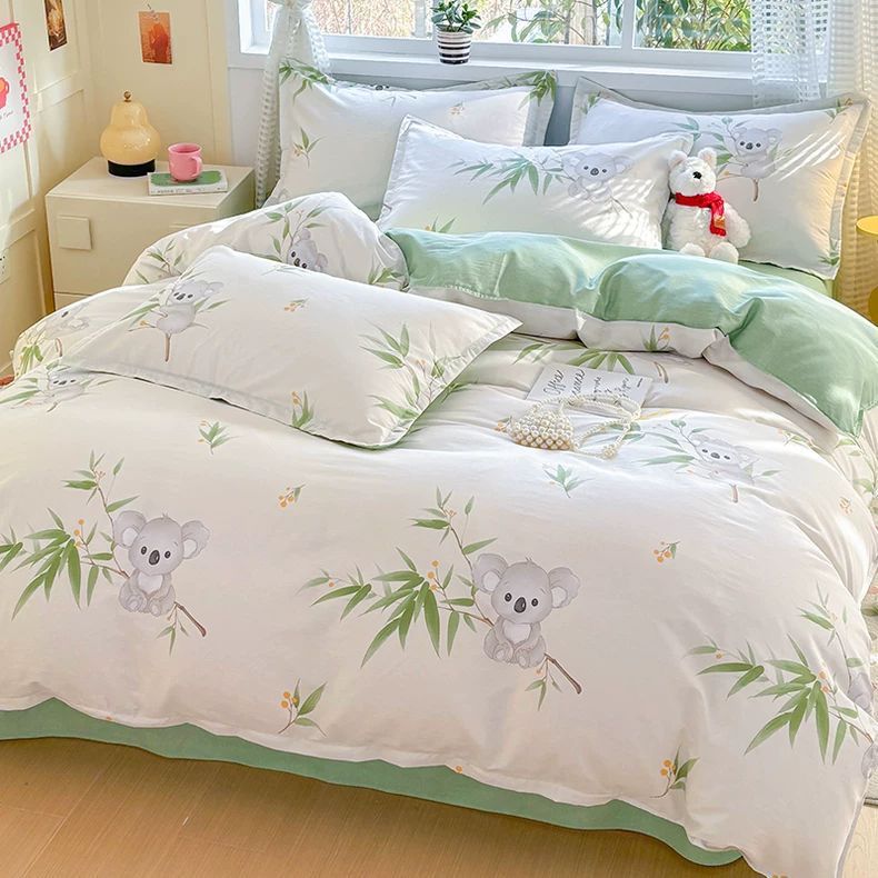 100% cubierta de edredón de algodón dormitorio de una sola pieza para un solo estudiante cubierta de edredón de algodón 150x180x200x230 doble simple