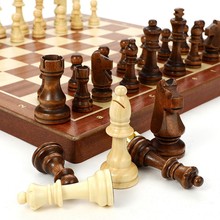 可账期木质国际象棋厂家直销棋盘折叠便携竞技益智桌游玩具棋牌