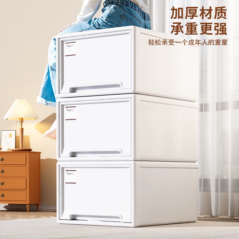 Storage Bin Storage Box Drawer Clear Thick from Yomiego