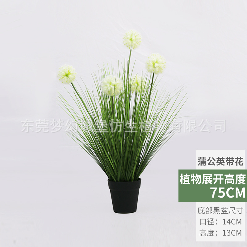 Diente de León con flores (75cm)