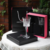 Import diamond crystal, retro wineglass, cup, gift box