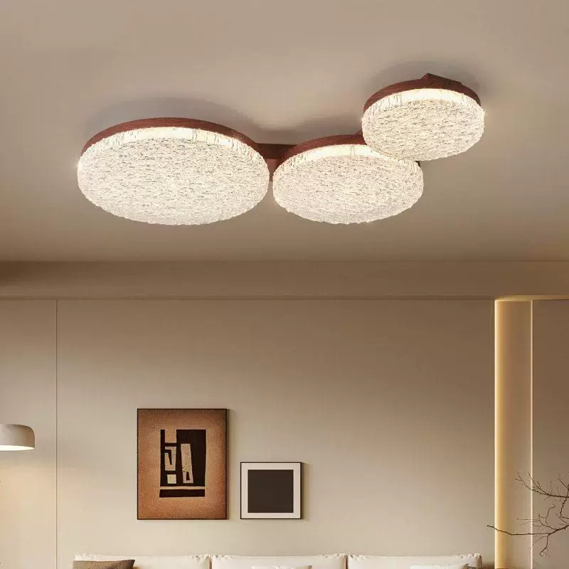 Shangshu Glacier 2026: Mid-century modern bedroom lighting, featuring a luxurious and elegant French-style ceiling lamp with a Song Dynasty aesthetic, suitable for the entire home