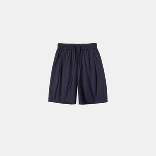 Summer Cotton and Linen Blend, Breathable, Non-Stuffy, Sweat-Absorbent, Loose and Versatile, Minimalist Shorts, Solid Color
