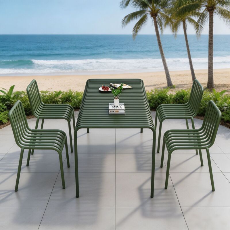 Outdoor Tables and Chairs for Leisure, Courtyard, Balcony, Colorful Small Tables and Chairs for Outdoor Use, Rainproof and Sunproof Table and Chair Set for Outdoor Milk Tea Shops Outdoor Tables and Chairs for Leisure, Courtyard, Balcony, Colorful Small Tables and Chairs for Outdoor Use, Rainproof and Sunproof Table and Chair Set for Outdoor Milk Tea Shops