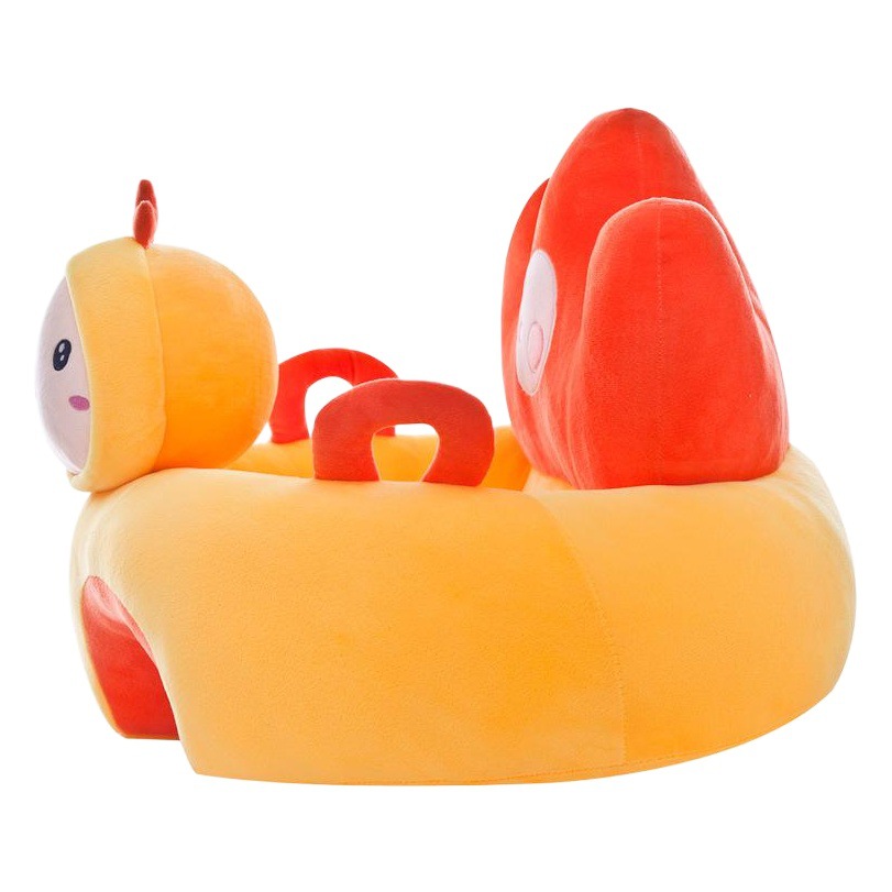 Asiento de aprendizaje del bebé creativo de dibujos animados niños infantiles aprendiendo a sentarse sofá almohada de juguete de peluche sentado postura educación temprana sofá pequeño