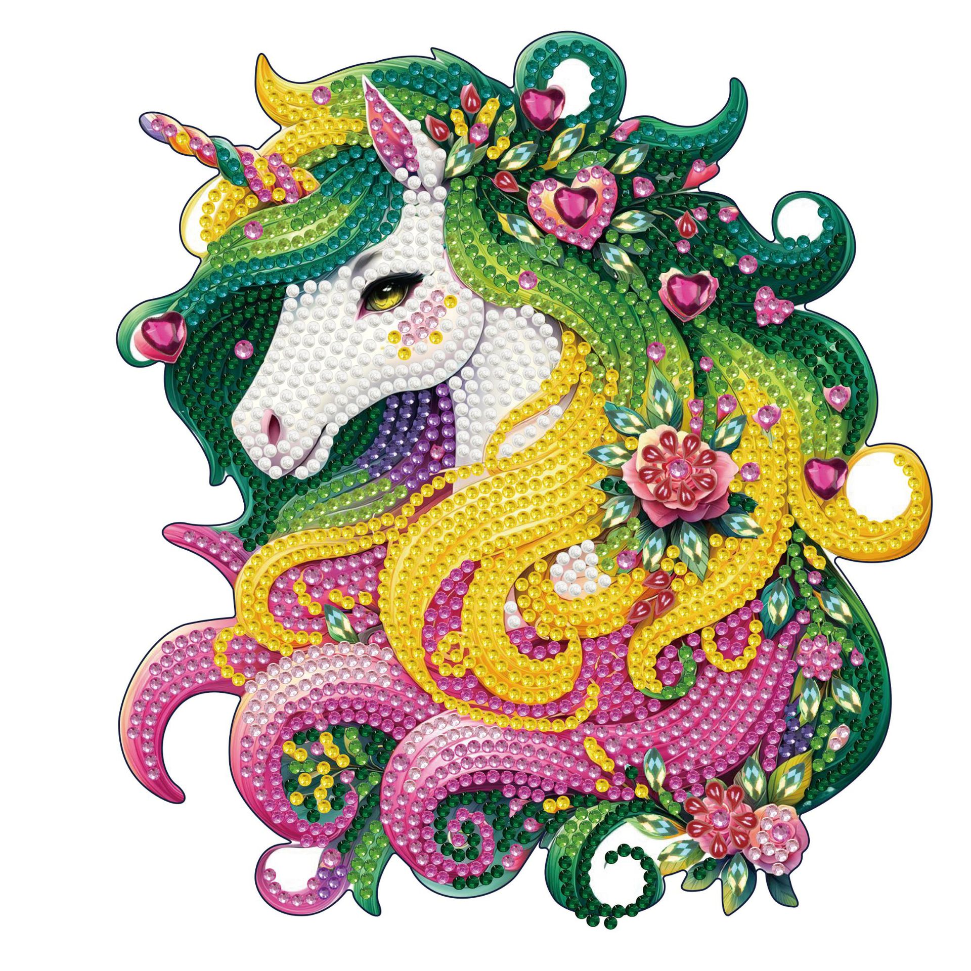 Diamante de bricolaje hecho a mano transfronterizo dibujo punto diamante 5D placa de yeso tridimensional adorno de juguete dinosaurio dibujos animados pintura infantil