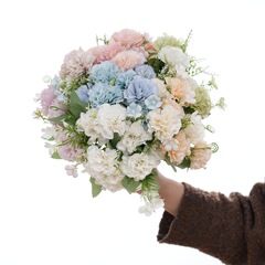 造花春カーネーション小さな花の束家の装飾テーブルフラワーホテルソフト装飾フラワーアレンジメントクロスボーダーホットセール造花