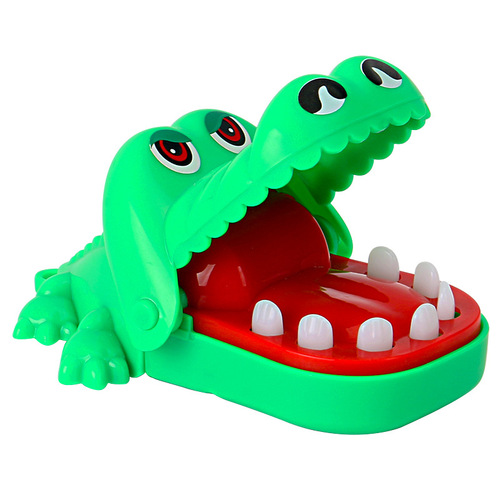 Children's hand-biting toy, mini finger-biting, large-mouthed crocodile tooth extraction, creative biting small toy, decompression trick toy