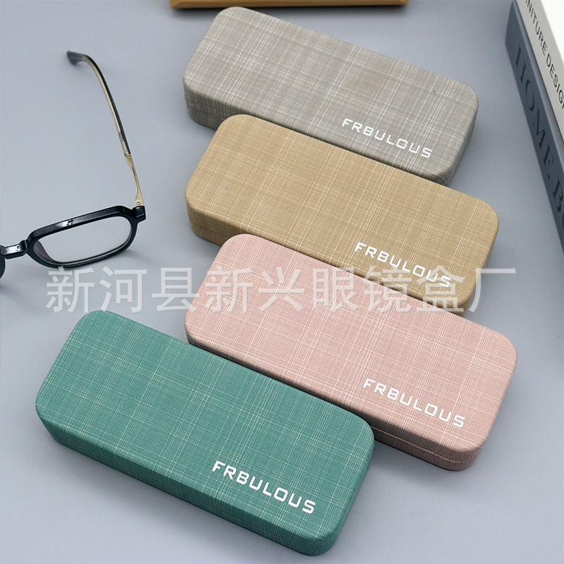 Glasses Case Ins Style Thin and Portable Anti-Pressure Sunglasses Lenses Myopia Glasses Large Frame Optical Logo