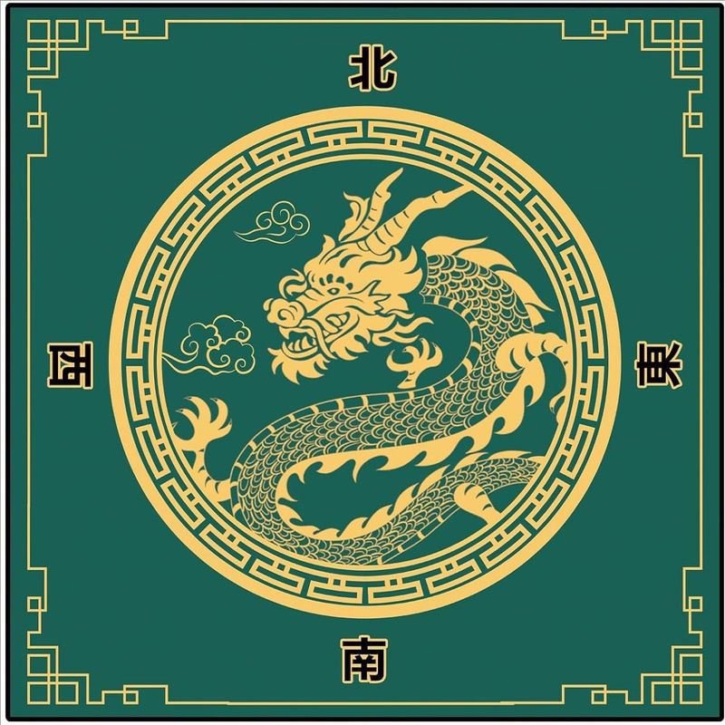スポット配送新しい中国風珪藻泥麻雀テーブルマットチェスとカードルームサイレントノイズリダクションマットエンターテイメントテーブルマット工場直送|undefined
