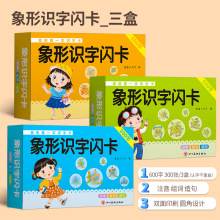 象形识字闪卡宝宝学前识字幼儿认字启蒙教材2-6岁儿童看图识字TT