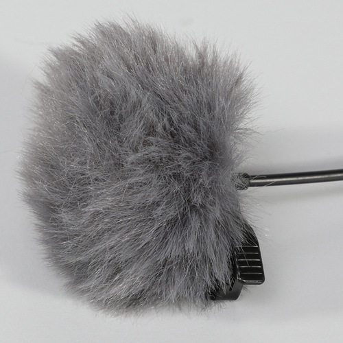 Cross-border Little Bee Microphone Lavalier Microphone Windproof Wool Cover Outdoor Photography Interview Live Broadcast Microphone Cotton Cover