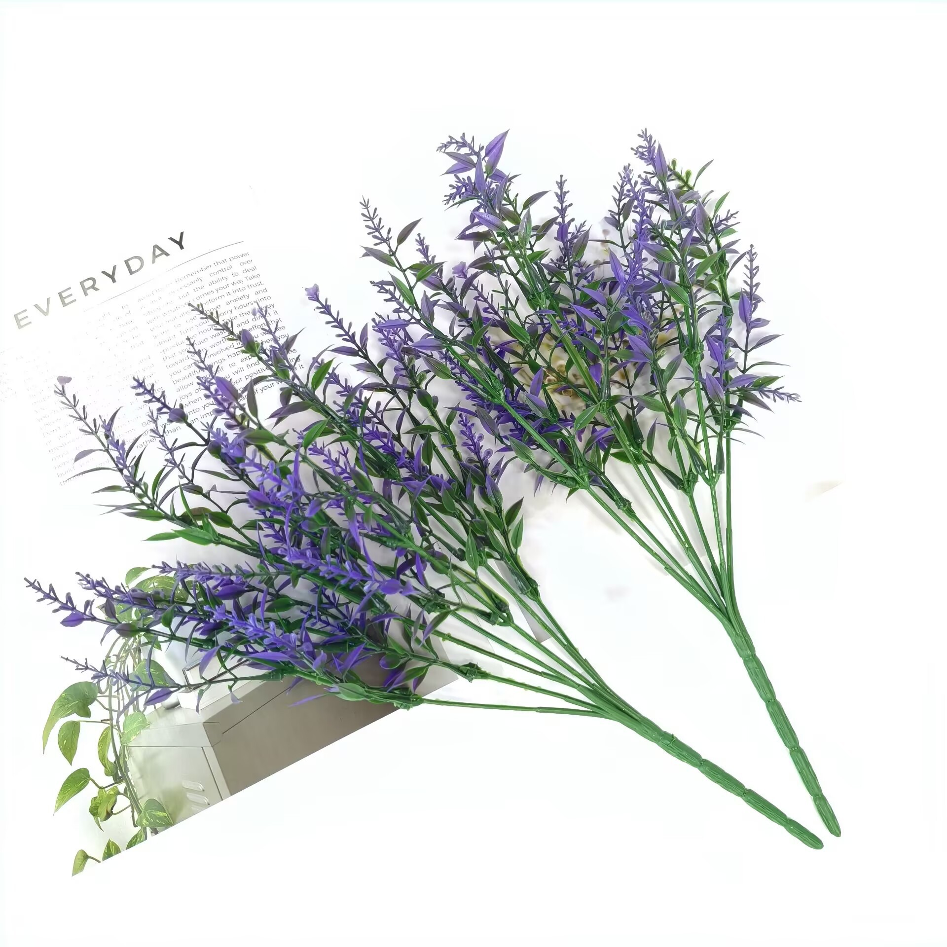 (Wholesale), lavender plastic realistic artificial plants 2