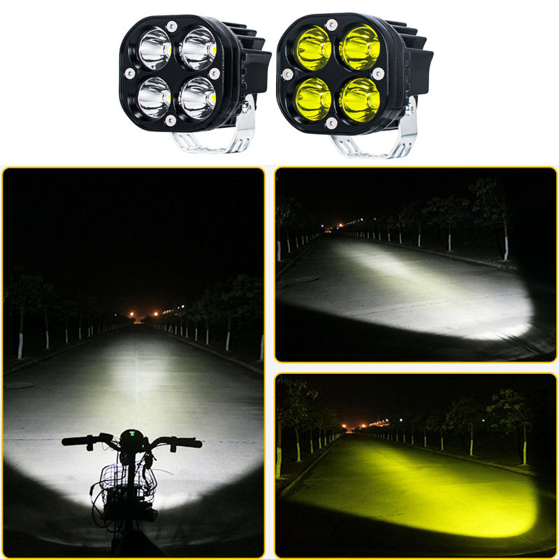 車、バイク、電気自動車用スポットライト、24V/12V LED電球、ヘッドライト、トラック、掘削機用高輝度ライト|undefined