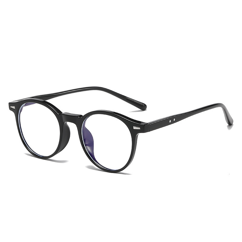 韓国版超軽量サングラス丸枠紫外線防止サングラスレトロなファッション個性日韓系丸枠近視メガネ