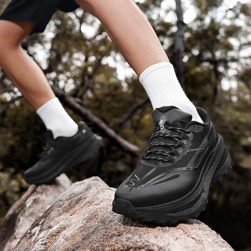 Outdoor Casual Trendy Men's Sports Shoes Popcorn Cushioning Soft Sole Hiking Men's Shoes Classic Lightweight and Comfortable Manufacturer Wholesale