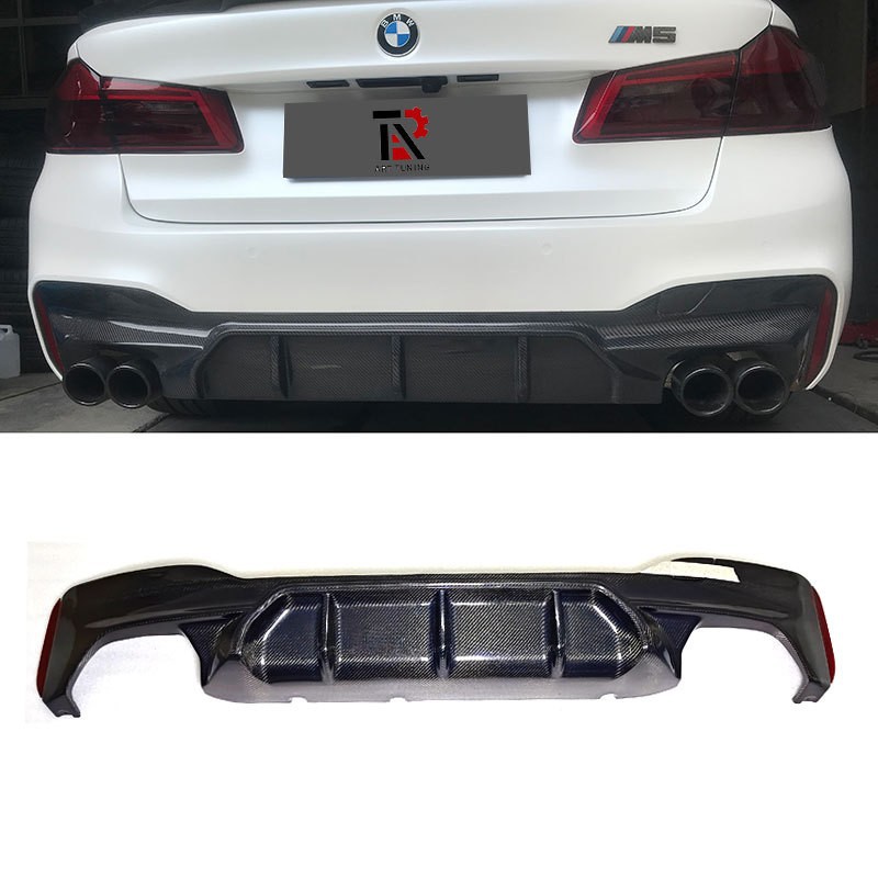 Suitable for Bmw 5 Series G30 G38 Modified M5 Model Dry Carbon Fiber Rear Lip Rear Spoiler