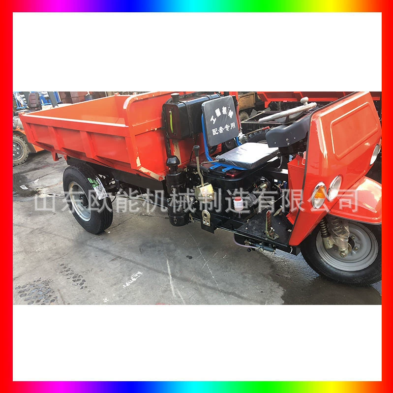 Транспортный самосвальный трицикл с мощным источником питания, малый производитель, доставка на строительную площадку, электрический трицикл, педальный трицикл.