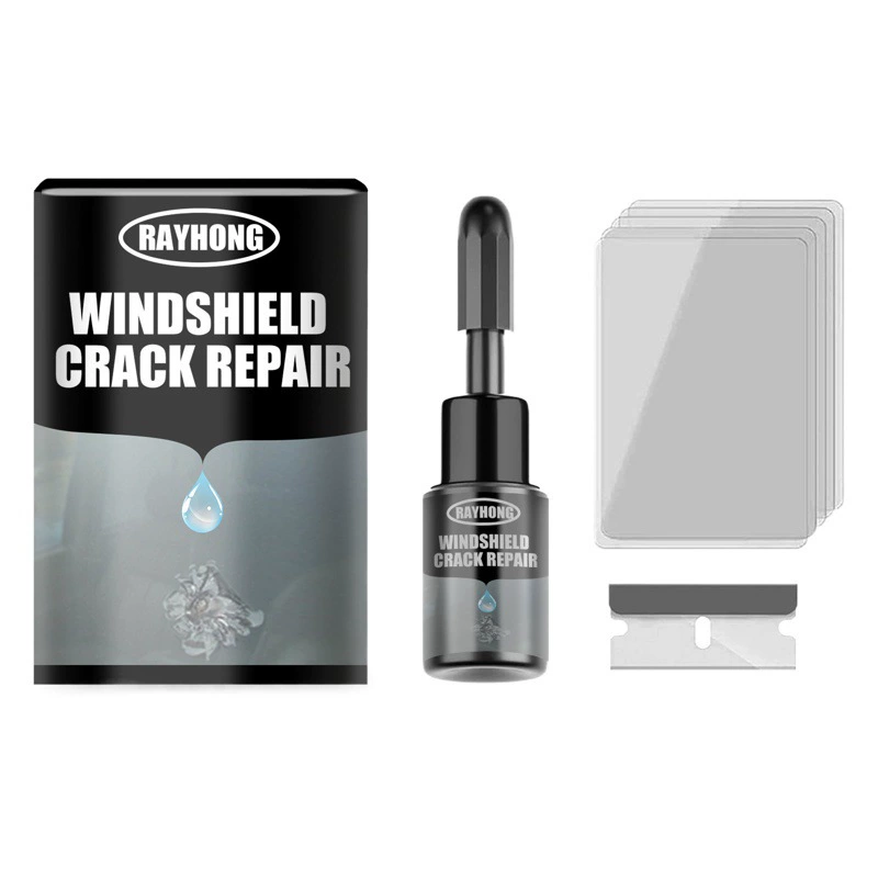 Жидкость для ремонта трещин на лобовом стекле автомобиля Rayhong, быстродействующая жидкость для быстрого склеивания стекла, средство для ухода за стеклом