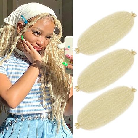 Plano de fábrica Desmantelado africano Peluca de oruga de fibra química Cabello largo y rizado Marley Braid rizo corto esponjoso