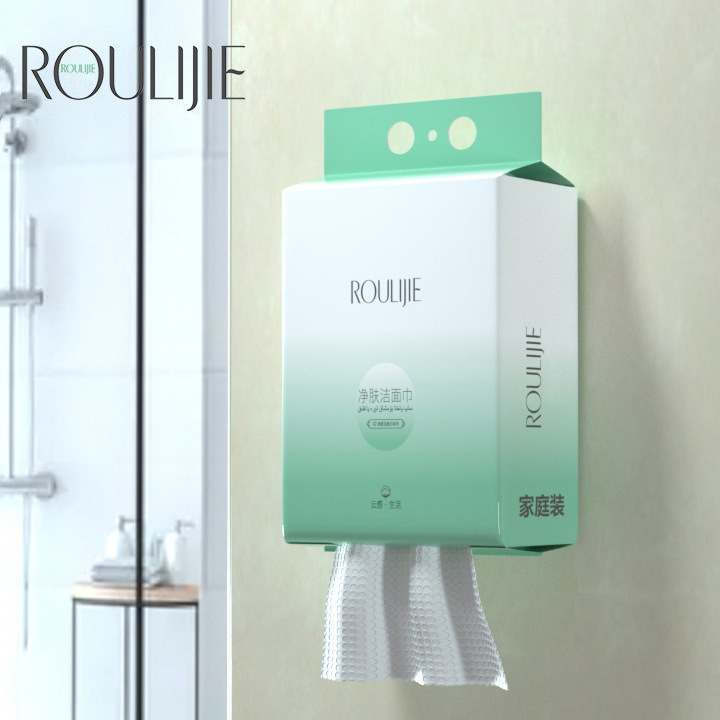 Authentic Manufacturer Wenzhou Roulijie 600g Disposable Face Towels, Convenient Hanging Style, Thickened Family Pack Authentic Manufacturer Wenzhou Roulijie 600g Disposable Face Towels, Convenient Hanging Style, Thickened Family Pack