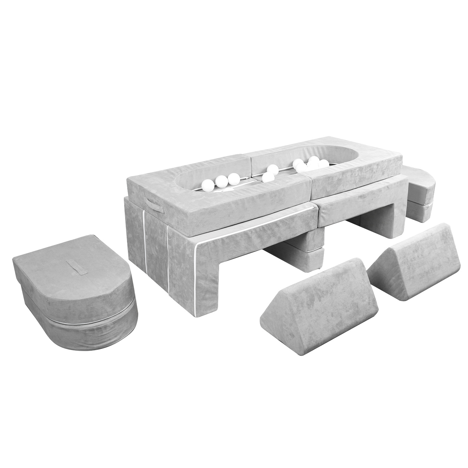 Sofá cama de explosión transfronteriza sofá retráctil multifuncional puzzle infantil DIY empalme sofá esponja personalizado