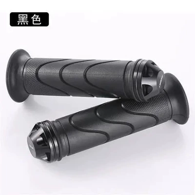 Motorcycle moped modified handle rubber aluminum alloy handle scooter handle cover locomotive throttle handle cover grip (Motosiklet ləvazimatları və aksesuarları) - 223-handle-glue-black