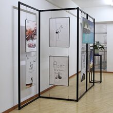 画画展示架折叠挂画架海报美术宣传作品铝合金摄影户外书画展展览