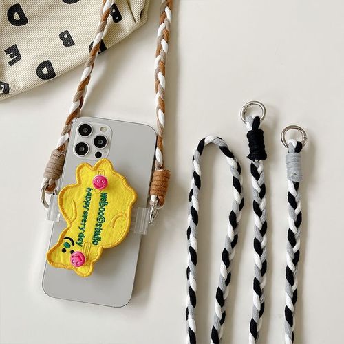 Mobile phone rope, simple and creative braided rope, universal mobile phone case, diagonal chain, universal female personality rope, mobile phone lanyard