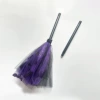 Purple bat black broom - flat head