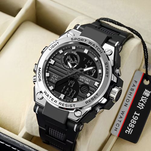 Electronic watch for men, middle and high school youth, multi-functional sports cross-border men's luminous electronic watch