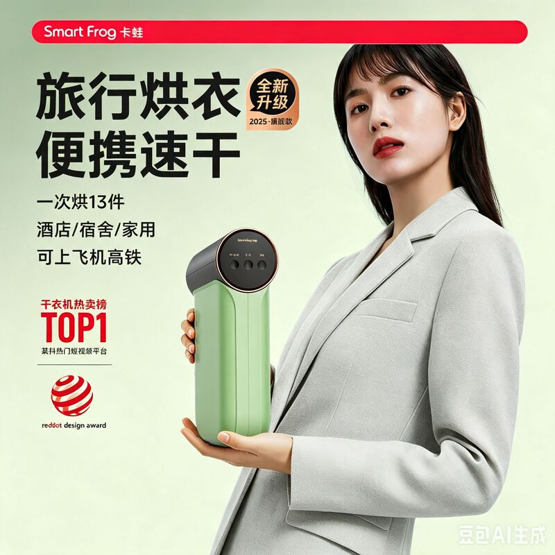 Kawa Travel Portable Dryer for Home Use, Small Mini Global Universal Foldable Travel Clothes Dryer