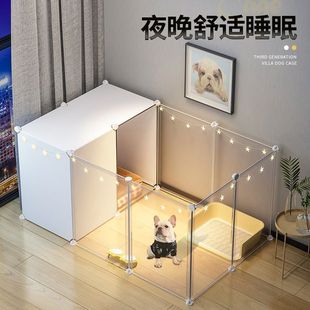 Dog Fence Pet Fence Indoor Small Size Dogs Teddy Corgi Pomeranian Isolation Door Guardrail Kennel Dog House