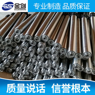 Unpowered Roller Barrel Single and Double Row Sprocket Roller Stainless Steel Roller Conveyor Conveyor Belt Roller Belt Machine Roller Barrel