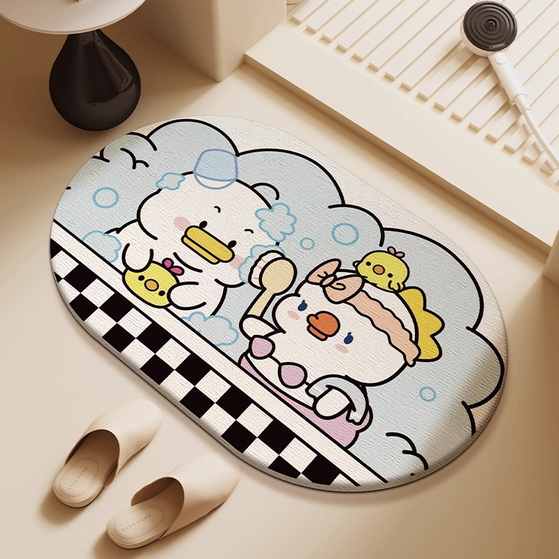 【누워있는 오리】오리를 목욕시키세요