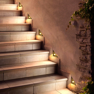 led Foot Light Embedded Steps Stairs Courtyard Corner Outdoor Waterproof Wall Buried Villa Corridor
