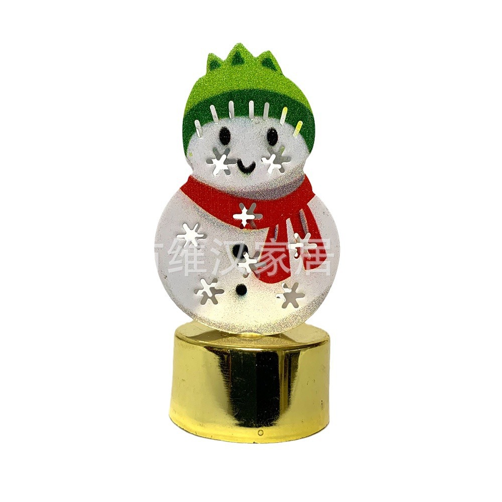 Vela Electrónica LED de Navidad de Hierro con Luz Cálida para Decoración de Noche image 7