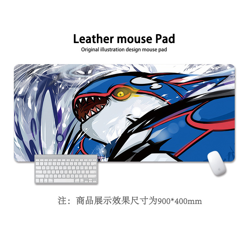 Pikachu almohadilla de ratón super grande Pokémon animación encantadora niñas y niñas animación cuadrada computadora teclado almohadilla de escritorio