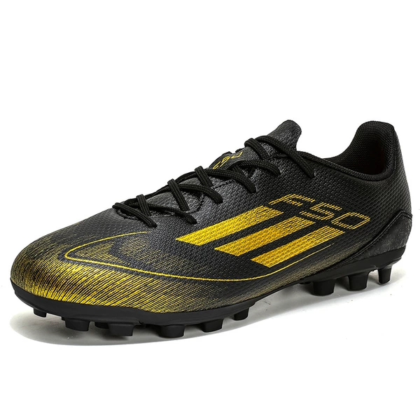 T2469 long nails black gold